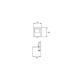 Projecteur de jardin 130 cm advance led 1 ampoule 