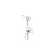 Projecteur de jardin minimal led 89 cm 1 ampoule 