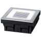 Projecteur encastré kit solaire sol cube ip67 led 0,24w 