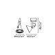 Projecteur sur rail cuivre cup 1 ampoule 