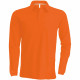 Polo de travail manches longues kariban 100% coton - Couleur et taille au choix Orange