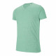 T-shirt de travail col v manches courtes kariban mélange Vert