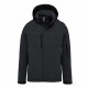Parka softshell doublée à capuche homme kariban - Taille et coloris au choix  Gris-foncé