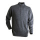 Pull hiver avec col camionneur zippé lma tablette - Couleur et taille au choix Anthracite