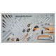 Caisse à outils 5 cases métal C20L+ 68 Outils Beta 021200121 