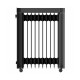 Radiateur bain d'huile 2000w 2 en 1 santorini black 3 puissances de chauffe thermostat + humidificateur intégré 