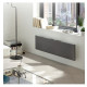 Radiateur oniris atlantic 1500w pilotage intelligent plinthe gris 