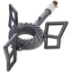 Réchaud 6500w à gaz fonte 1robinet 3 pieds 