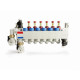 Collecteur compact REHAU 9 circuits - 14707701001 