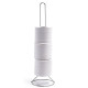 Réserve papier WC porte rouleaux papier toilette acier chromé 141331 MSV 