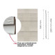 Double lame avec cannelure incurvée CanExel® - Profil RIDGEWOOD - Paquet de 4 lames - Coloris au choix 