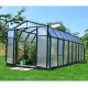 Serre de jardin en polycarbonate rion hobby gardener 13,72 m² longueur : 5m14, largeur : 2m67 