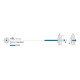Rivet tête large aluminium 4.8X25.0 - MBOX 250 SCELL-IT ASL4825 