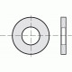 Rondelles plates série large lu inox a4, diamètre 12 mm, boîte de 50 pièces 