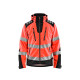 Veste haute-visibilité  44912513 rouge fluo-noir