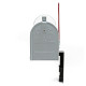 Us mailbox boite aux lettres design américain blanc montage au mur poste 