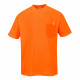 Tee shirt manches courtes à poche portwest day-vis - Coloris et taille au choix Orange