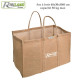 Sac a bois en toile 72 litres avec anses, prsacbois 