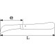 Couteau pour électricien SAM OUTILLAGE 2 lames dont une serpette 70 mm - 371 