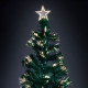 Sapin fibre optique vert 150cm avec cimier malocash 