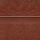 Lame de bardage fibres de bois Canexel profil Ridgewood pose par emboîtement horizontal, vertical, diagonal ou cintré (paquet de 4 lames) Rouge Campagne