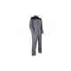 Combinaison LMA LEBEURRE seigle bicolore simple fermeture gris/noir T.M - 4098 SEIGLE GRIS/NOIR 3 