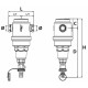 Séparateur particules boues dirterm laiton f1" - rbm : 28290600 