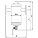Séparateur particules de boues dirterm acier dn80 - rbm : 28291172 