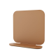 Lot de 2 serre-livres DECO-GEM, Coraline, base aimantée. L.14.2 x H.13.85 x P.4.44 cm Marron
