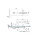 Serrure de milieu Lagune 4300 de stremler Assa Abloy 