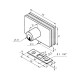 Serrure de vitrine 1450 de stremler Assa Abloy 