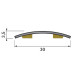 Seuil adhesif plat 3M BRICOLAGE ET BATIMENT 00 20 00 