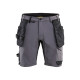 Short stretch 4D avec poches flottantes détachables 17021645 - Couleur au choix Gris moyen-noir