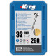 Vis à trous de poche 32 mm Revêtu de Zinc Maxi-Loc, Filetage fin - KREG - SML-F125-250 