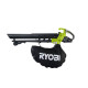 Souffleur aspiro-broyeur ryobi 18v lithiumplus oneplus brushless - sans batterie ni chargeur obv18 