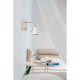 Spot blanc techno 1 ampoule 27 cm 