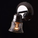 Spot chromé techno 1 ampoule 12.5 cm 