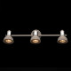 Spot gris neoclassic 3 ampoules 16 cm 