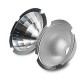 Spot hid 70w pompeya, aluminium et verre, gris 