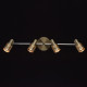 Spot laiton techno 4 ampoules 16 cm 