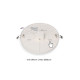 Spot led à encastrement réglable edm - 24w - 1680lm - 4000k - blanc - 31618 