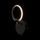 Spot noir techno 1 ampoule 18 cm 