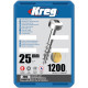 Vis à trous de poche 25 mm Revêtu de Zinc Pan-Head, Filetage épai, 1200 - KREG - SPS-C1-1200-INT 