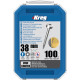Vis à trous de poche Kreg Revêtu de Zinc Pan-Head, Filetage fin - SPS-F150-100-INT 