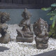 Statuette jardin ganesh 30 cm - gris anthracite  30 cm - gris anthracite 