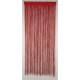 Rideau portière string paradise 90 x200 cm - Couleur au choix Rouge