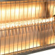 Sunred chauffage mural 1500 w halogène argenté hwm15 