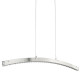 Suspension 23w clover, en chrome et cristal 