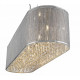 Suspension argent brighton 6 lumières 