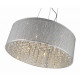 Suspension argent brighton 7 lumières 